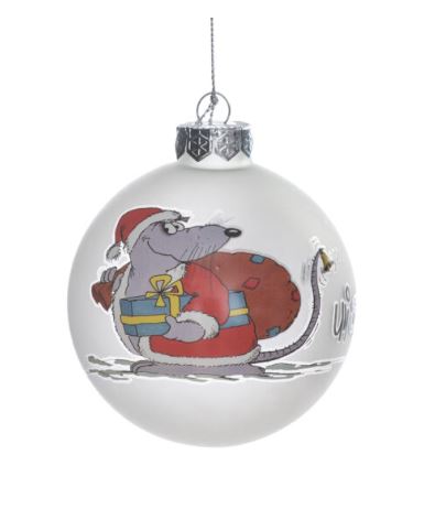 Christbaumkugel Uli Stein - Mäuschen